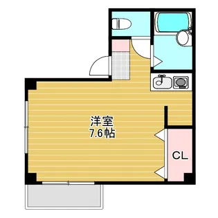 リーソンズコート【4階】の間取り