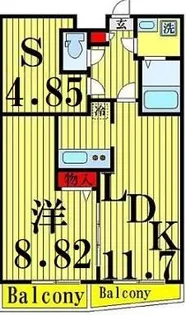 アーバハイツ扇大橋【5階】の間取り
