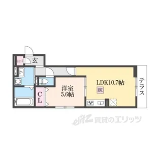アルタ若竹ビュー【1階】の間取り