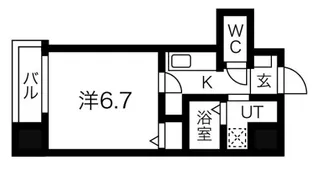 サンライズ支倉町【4階】の間取り