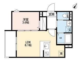 ルノン東所沢【3階】の間取り