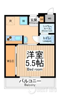 ベルストーク1【7階】の間取り