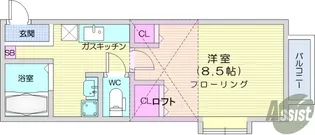 プリムヴェール3【2階】の間取り