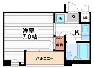 ハイツ澤【4階】の間取り