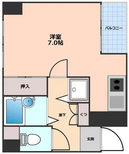 アランシオーネ【3階】の間取り