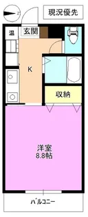 サンプローチ【3階】の間取り