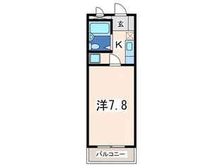 パークサイド湘南台【4階】の間取り
