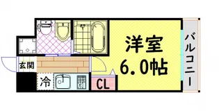 インザライフ大正RESIDENCE【5階】の間取り