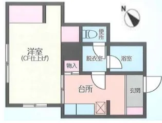 戸田家駒込マンション【1階】の間取り