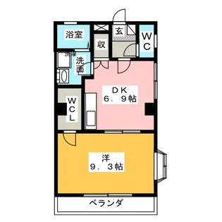 ファミーユ池場【2階】の間取り