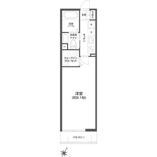 エルスタンザ北赤羽【3階】の間取り