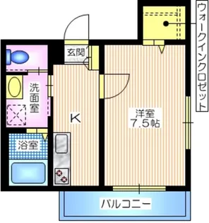 フォーレ横濱【3階】の間取り