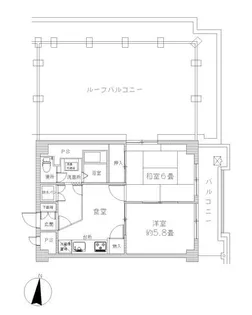 藤和護国寺コープ【8階】の間取り