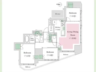 インプレスト文京東大前【3階】の間取り