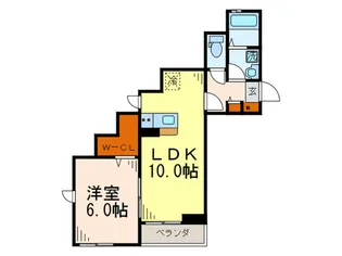 イシス イースト【1階】の間取り
