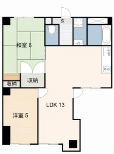 ロイヤルコート光【4階】の間取り