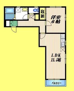 クレール赤堤【3階】の間取り
