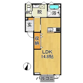 スター★ルビー【2階】の間取り