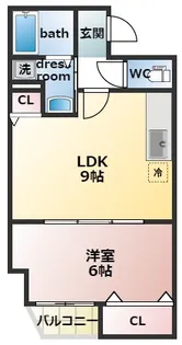 F+style羽衣3号館【2階】の間取り