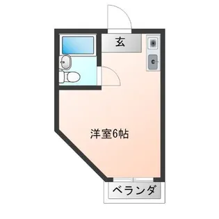 アロンディール岸里東【4階】の間取り