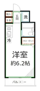 プライムアーバン武蔵野ヒルズB棟【1階】の間取り