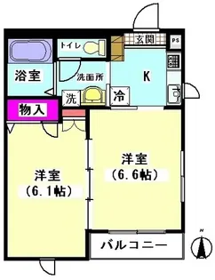 アーバンテス【3階】の間取り