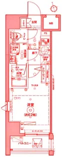 レア川崎参番館【9階】の間取り
