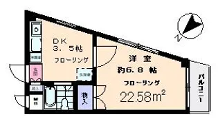 メゾン品川【3階】の間取り