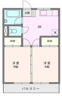 清和マンション【2階】の間取り