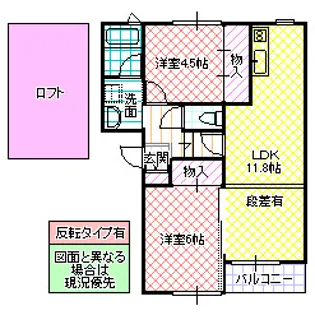 K・ZONE I【2階】の間取り