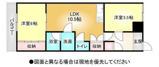 アーバンコート西原【8階】の間取り