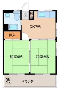 高幸ハイツ(TT)【3階】の間取り