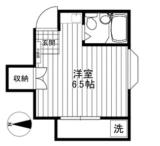 クゥインテット【2階】の間取り
