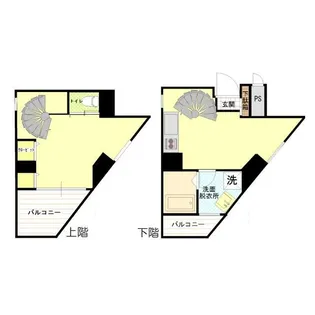 コスモポリタン【2階】の間取り