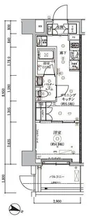 ARCOBALENO HASUNEII【4階】の間取り