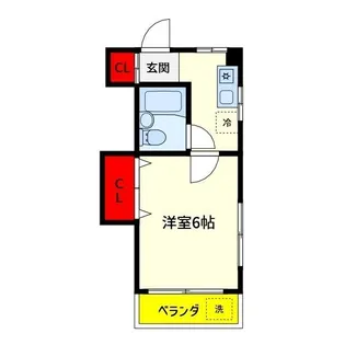 レジデンス伊藤【4階】の間取り
