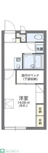 レオパレスケルンたかさき【2階】の間取り