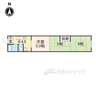 カノープス橿原【2階】の間取り