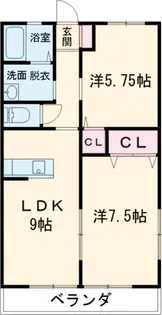 レトアミールA【2階】の間取り
