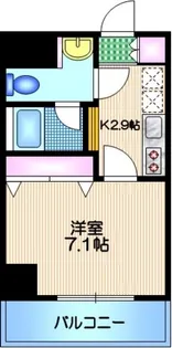 KH西早稲田【6階】の間取り