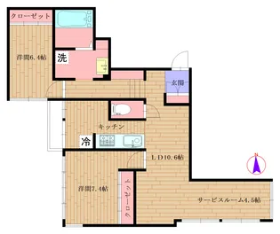 仮称 コモドビル【3階】の間取り