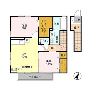 サンモール北入曽 A【2階】の間取り