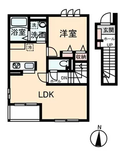 No. FLAT【2階】の間取り