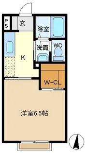 リヴィエール2【2階】の間取り