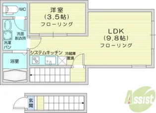 メゾン・ド・ノーブル【2階】の間取り