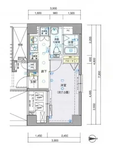 ヴェルト亀戸【5階】の間取り
