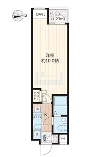 Beverly Homes 下赤塚【5階】の間取り