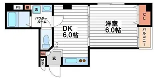 MELL・THEATER(メル・シアター)【6階】の間取り