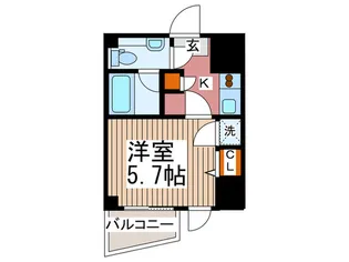ライブコ-ト草加【13階】の間取り