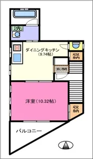 プランドール【2階】の間取り